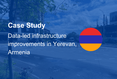 Case study: Data-led infrastructure improvements reduce crash risk at Arin Berd roundabout in Yerevan